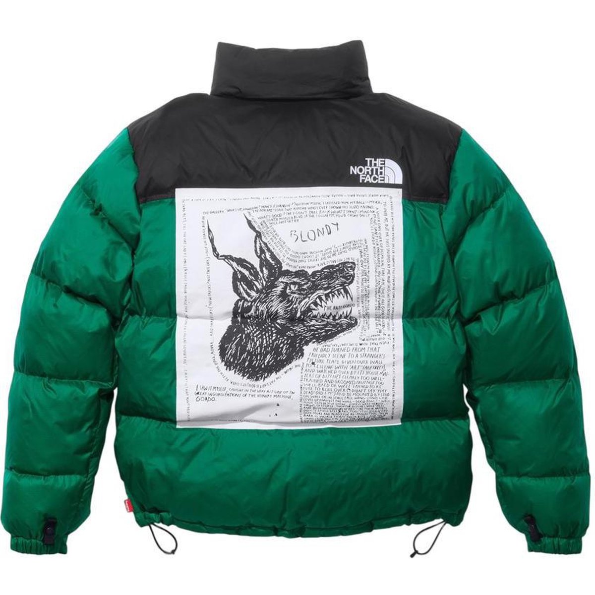 Details on Supreme The North Face Nuptse Jacket  from fall winter
                                                    2024 (Price is $438)