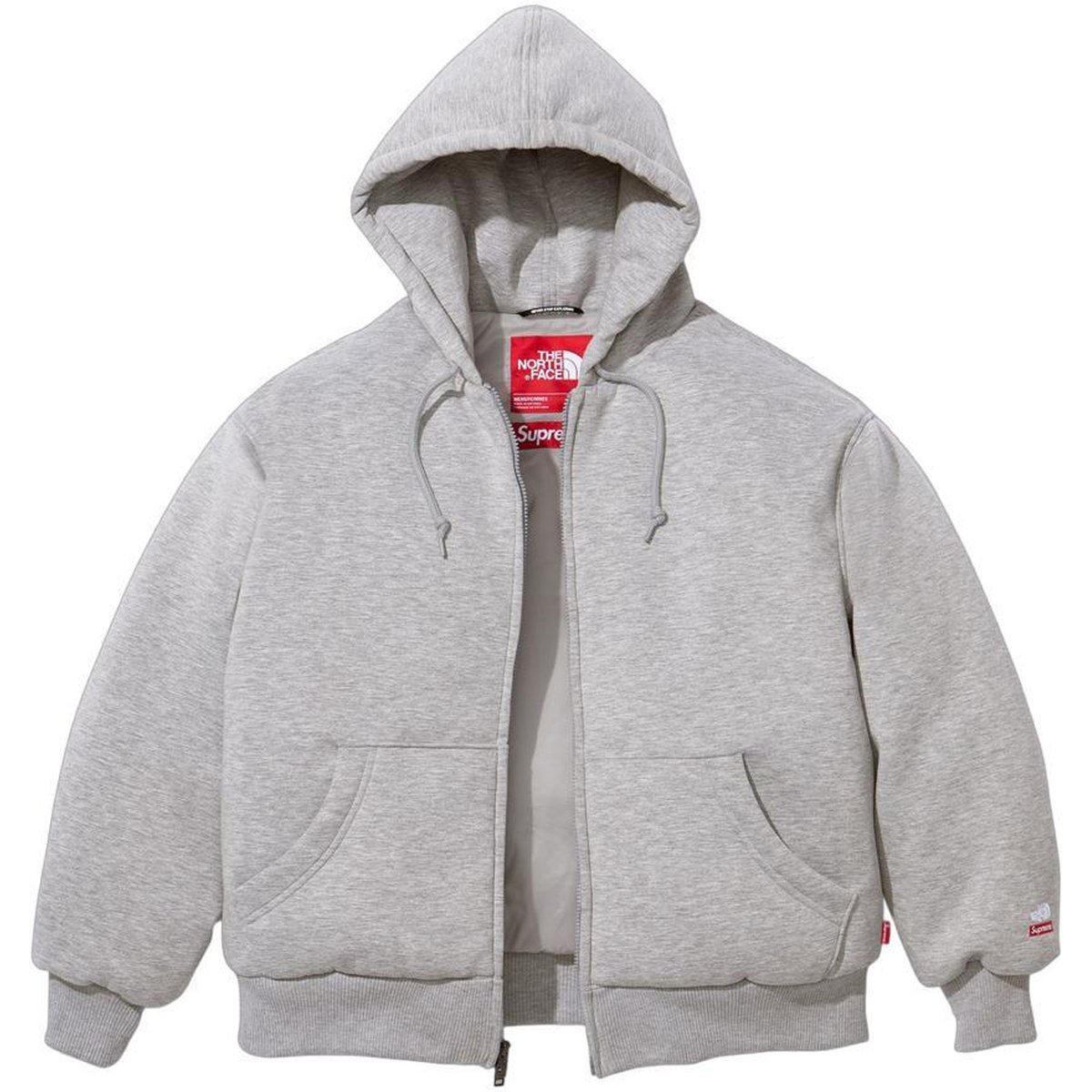 Details on Supreme The North Face Down Filled Zip Up Hooded Sweatshirt  from fall winter
                                                    2024 (Price is $298)