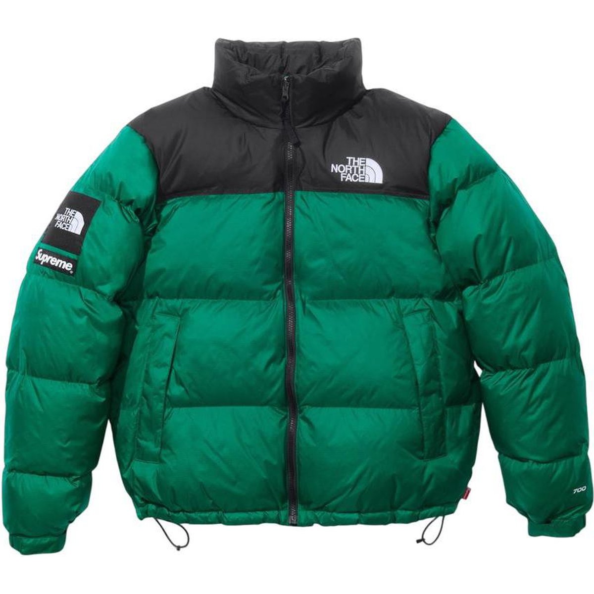 Details on Supreme The North Face Nuptse Jacket  from fall winter
                                                    2024 (Price is $438)