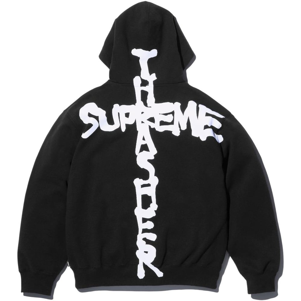 Details on Supreme Thrasher Zip Up Hooded Sweatshirt  from fall winter
                                                    2024 (Price is $178)