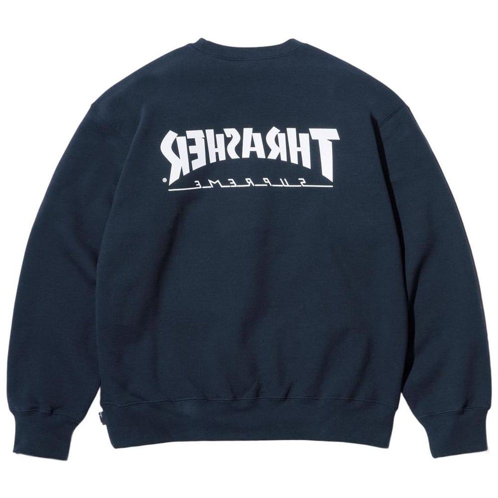 Details on Supreme Thrasher Crewneck  from fall winter
                                                    2024 (Price is $158)