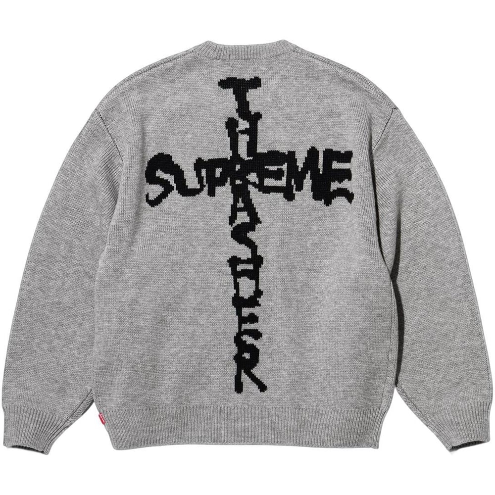 Details on Supreme Thrasher Sweater  from fall winter
                                                    2024 (Price is $168)