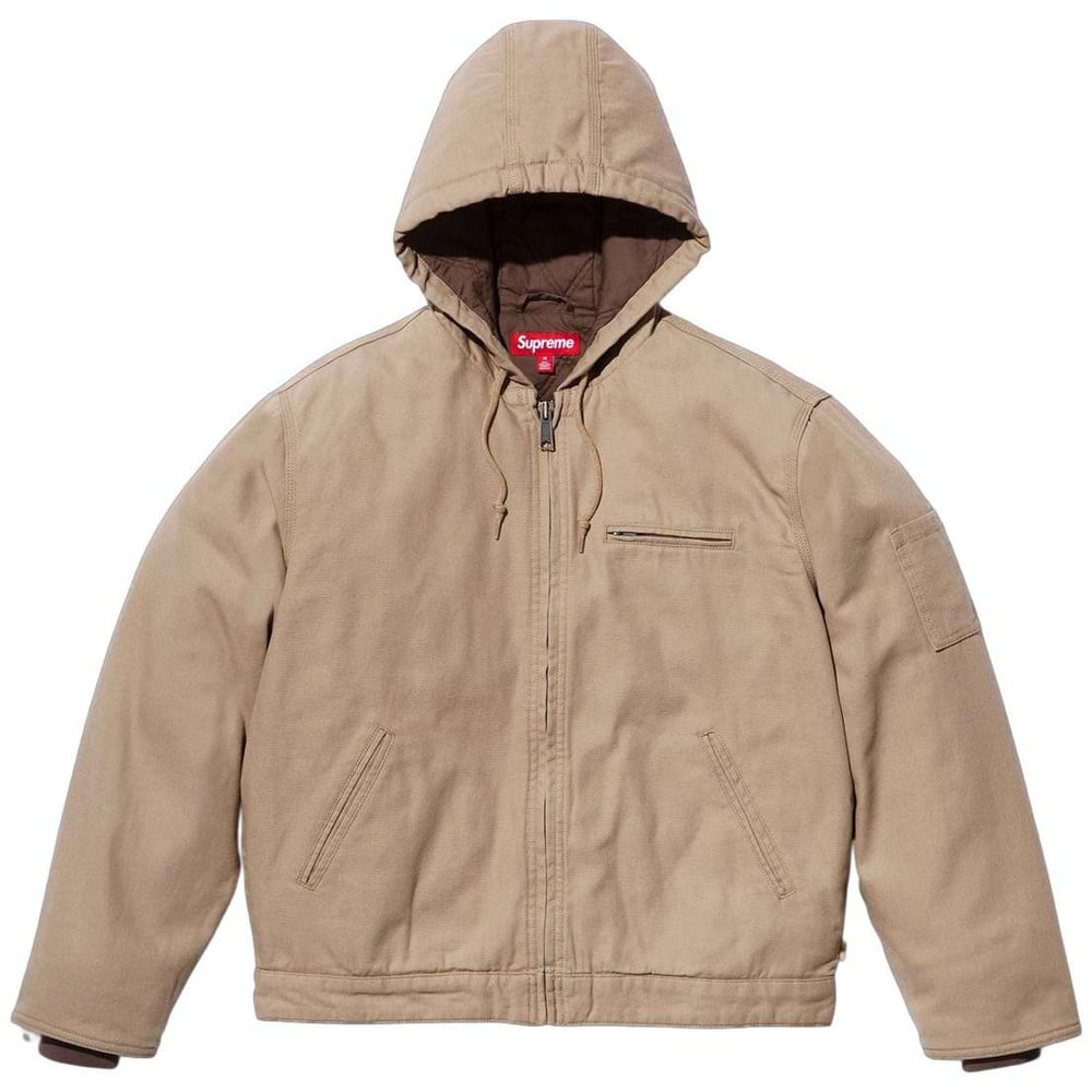 Details on Supreme Thrasher Hooded Work Jacket None from fall winter
                                                    2024 (Price is $228)