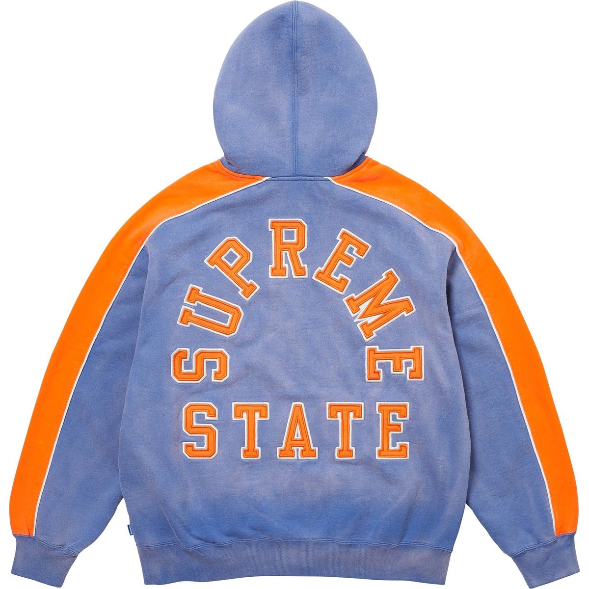 Details on State Zip Up Hooded Sweatshirt Washed Royal from fall winter
                                                    2024