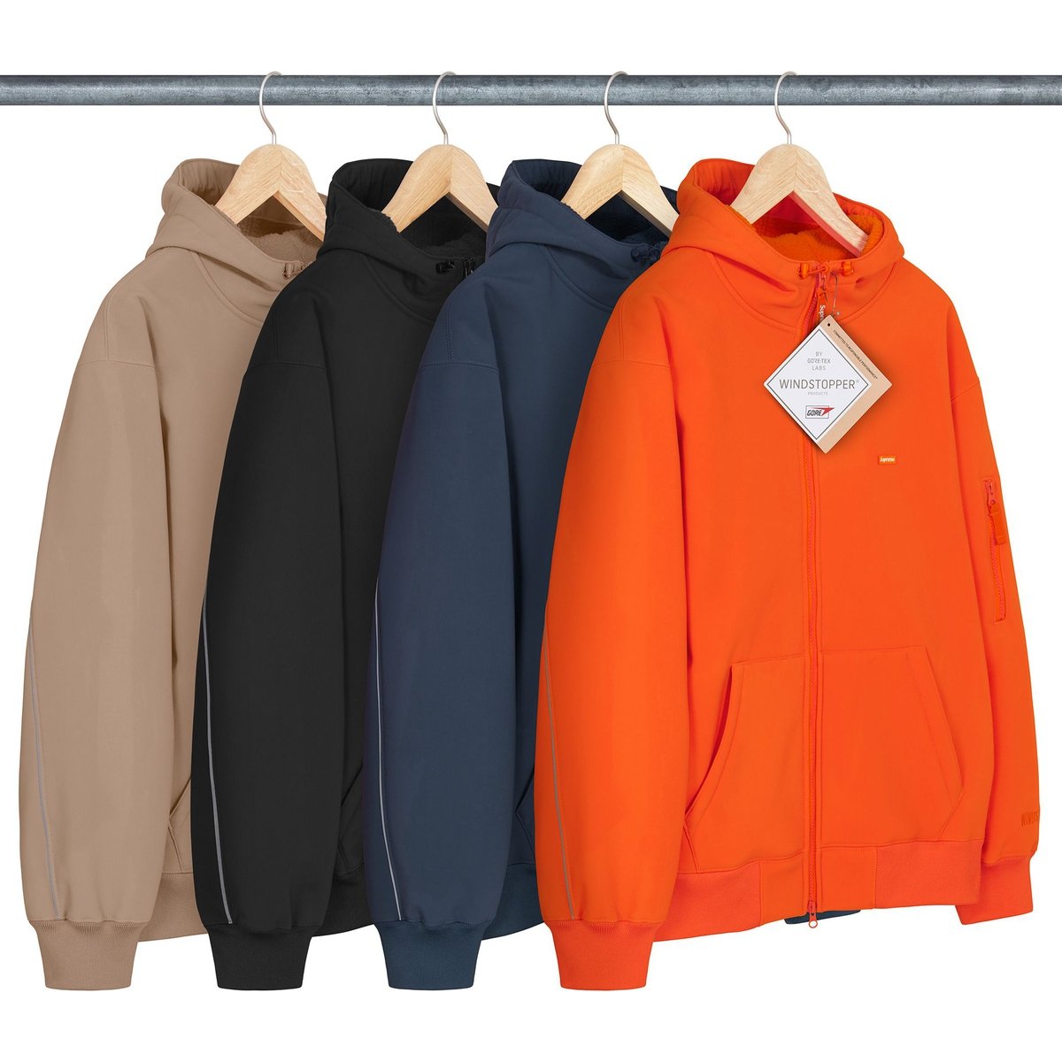 Details on WINDSTOPPER Zip Up Hooded Sweatshirt Group Shots from fall winter
                                                    2024