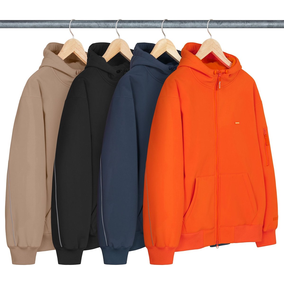 Details on WINDSTOPPER Zip Up Hooded Sweatshirt from fall winter
                                            2024