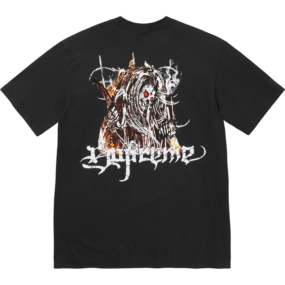 Supreme Satan Tee released during fall winter 24 season