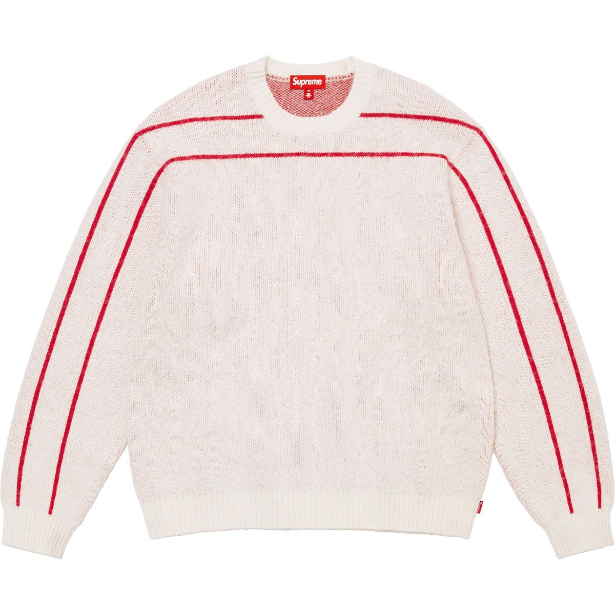 Details on Back Stripe Sweater Stone from fall winter
                                                    2024