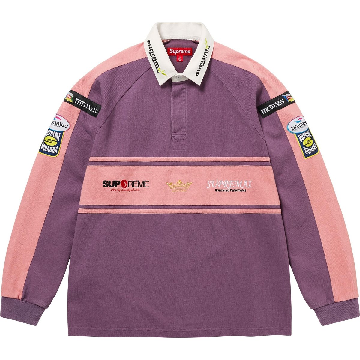 Details on Chest Stripe Rugby Purple from fall winter
                                                    2024