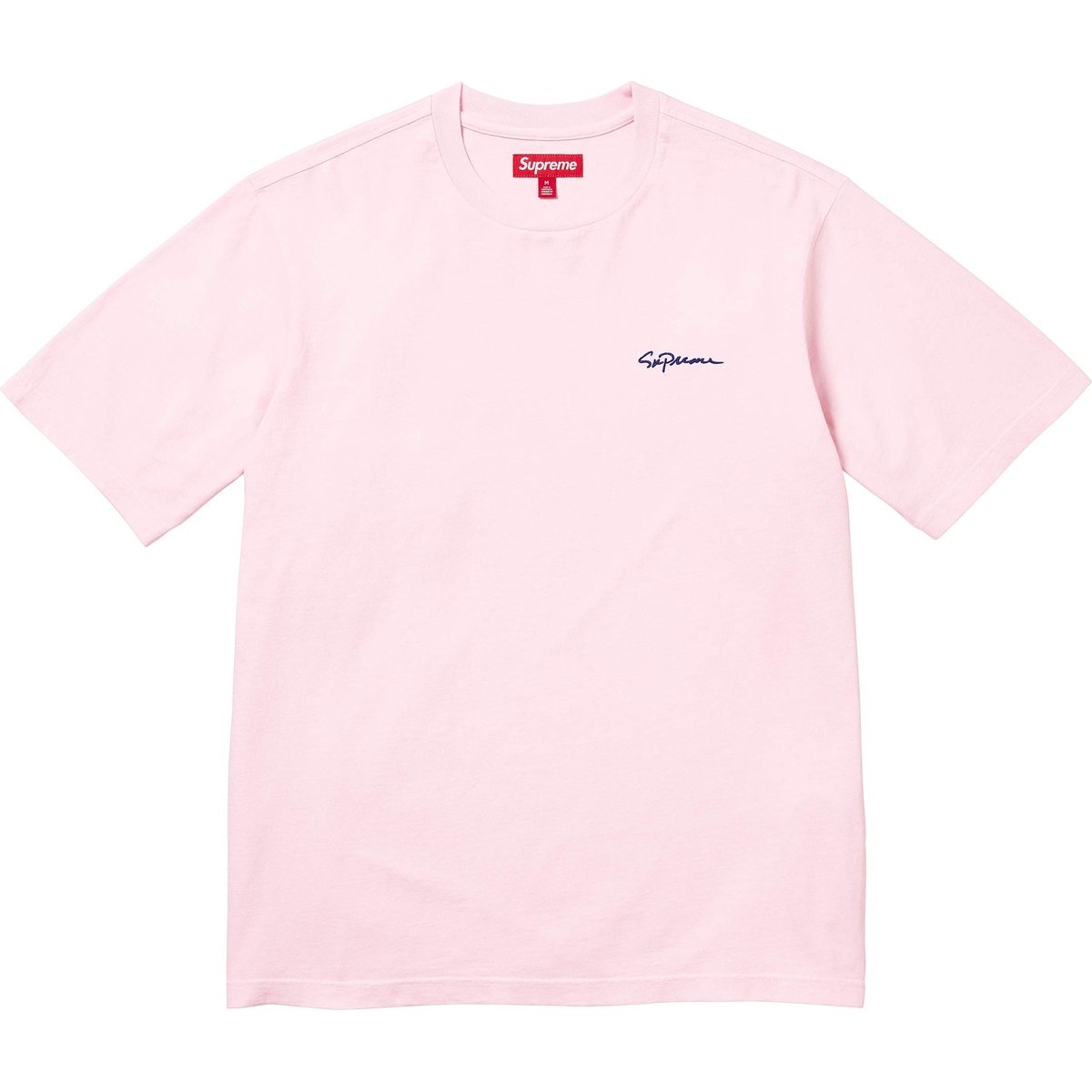 Details on *Removed* Classic Script Washed S S Top Pink from fall winter
                                                    2024