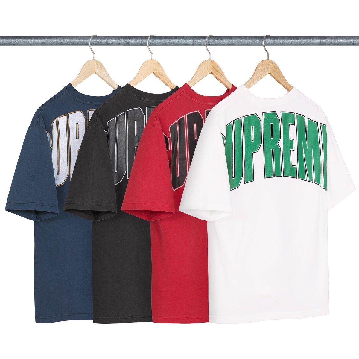 Supreme Cracked Back Arc S S Top for fall winter 24 season