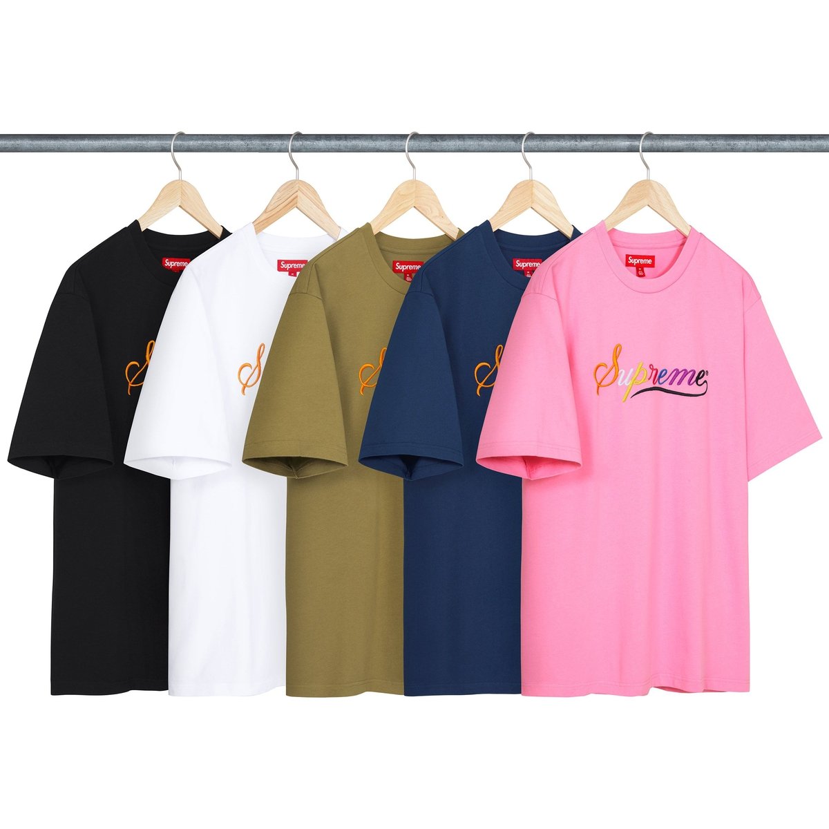 Supreme Cursive S S Top releasing on Week 5 for fall winter 2024