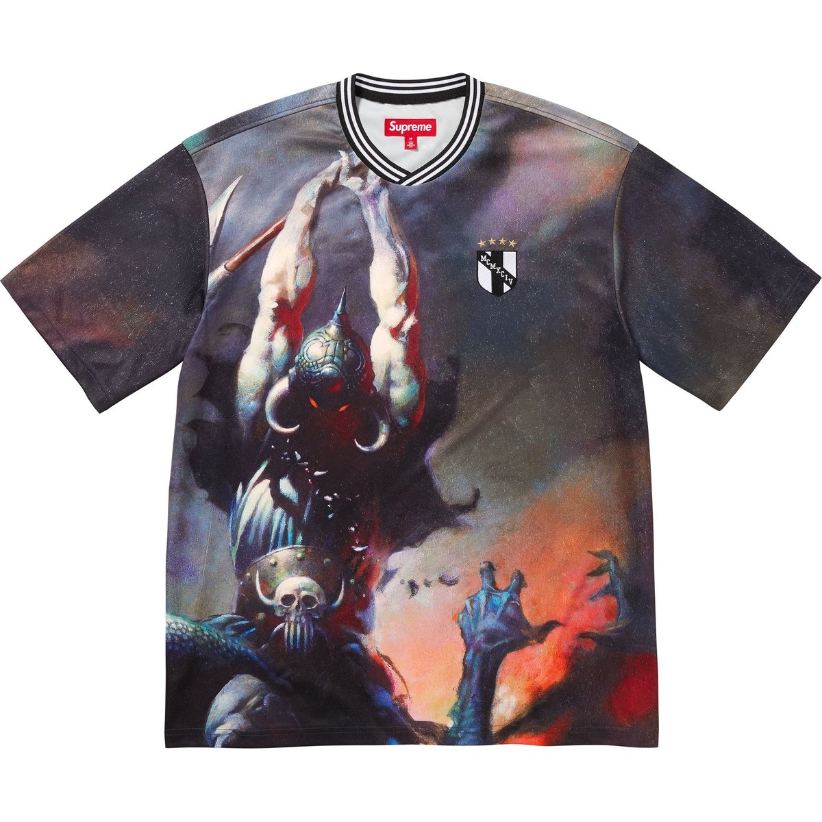 Details on Frazetta Soccer Jersey Death Dealer from fall winter
                                                    2024