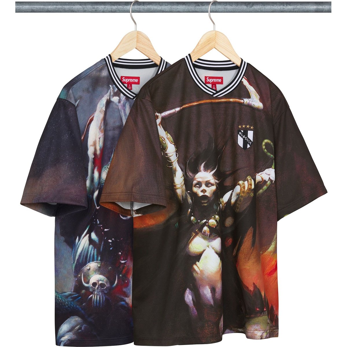 Supreme Frazetta Soccer Jersey for fall winter 24 season