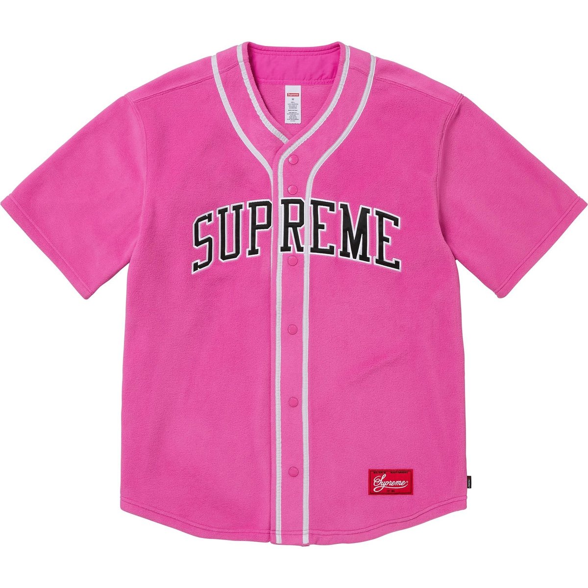 Details on Polartec Baseball Jersey Pink from fall winter
                                                    2024