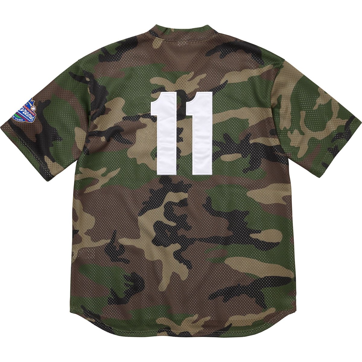 Details on S Logo Baseball Henley Woodland Camo from fall winter
                                                    2024 (Price is $118)