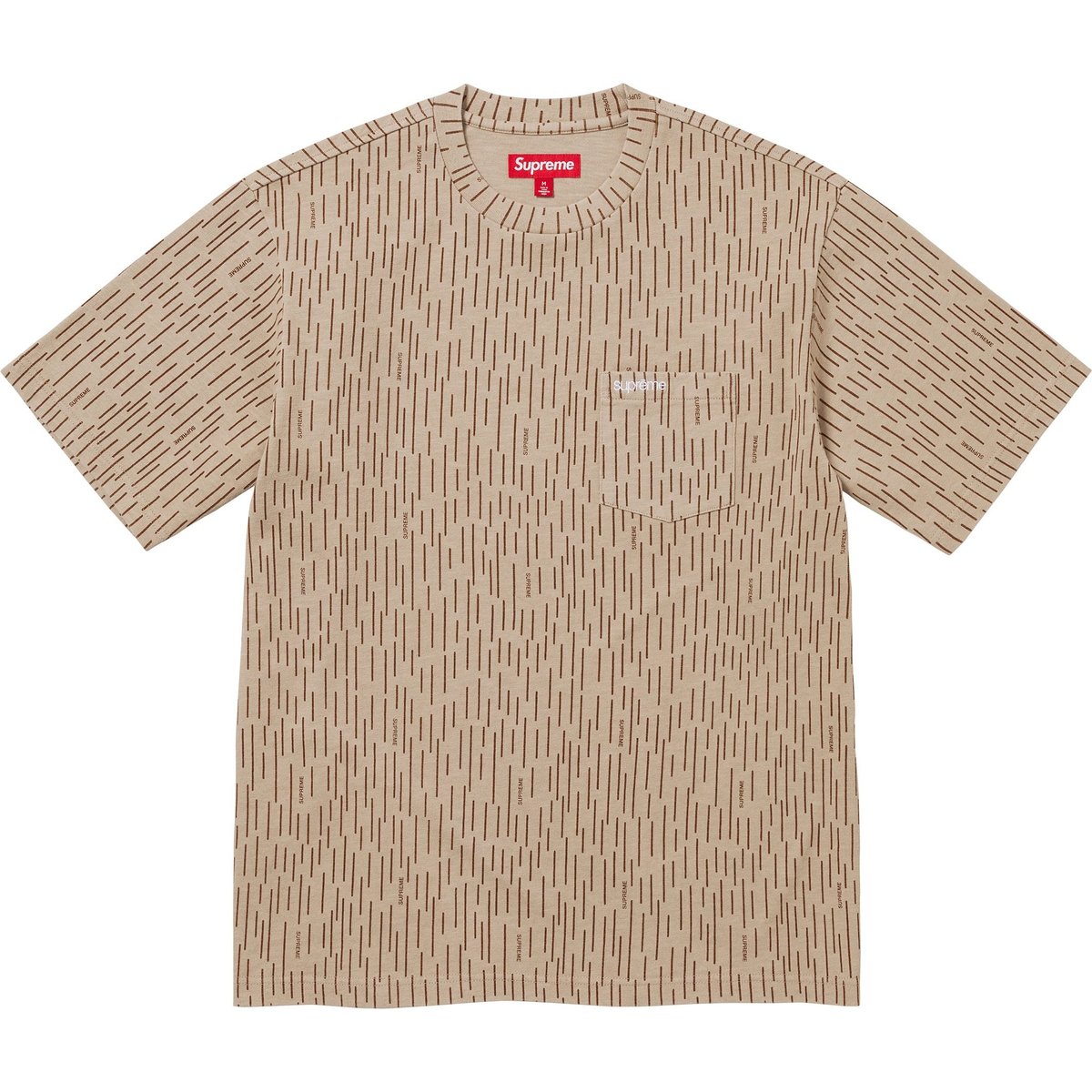 Details on S S Pocket Tee Tan Raindrop from fall winter
                                                    2024