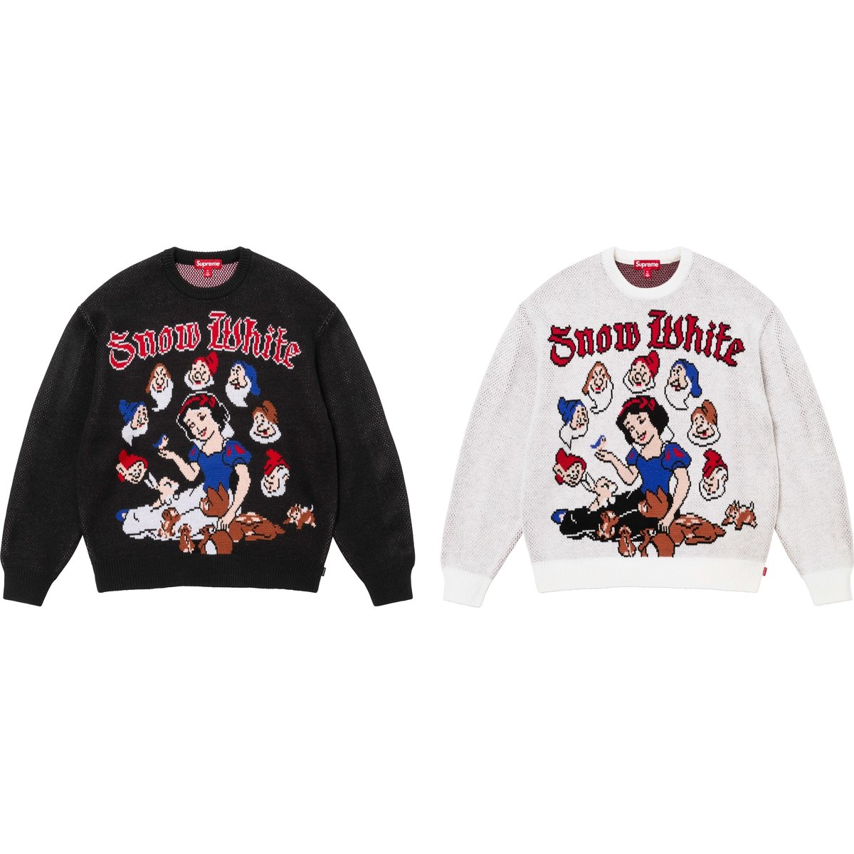 Supreme Snow White Sweater for fall winter 24 season