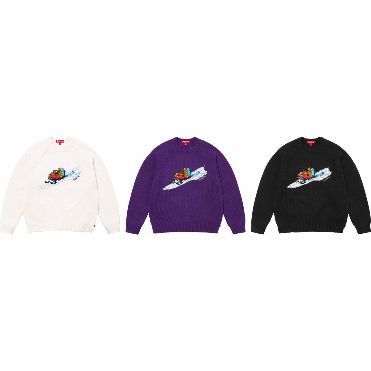 Supreme Snowmobile Sweater for fall winter 24 season