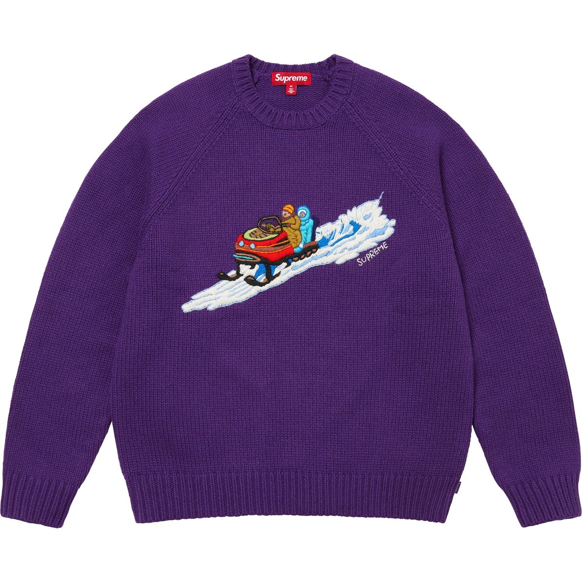 Details on Snowmobile Sweater Purple from fall winter
                                                    2024