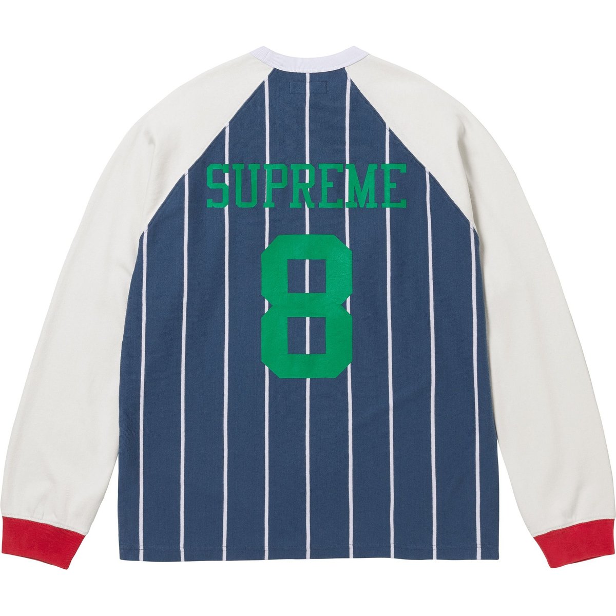 Details on Stripe Raglan L S Top Navy from fall winter
                                                    2024 (Price is $110)