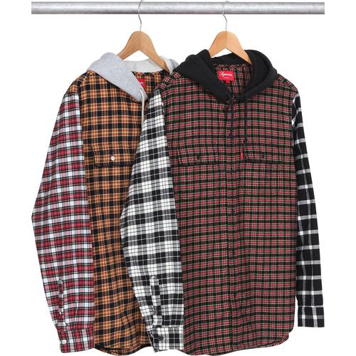 Details on Hooded Flannel Shirt from spring summer
                                            2014