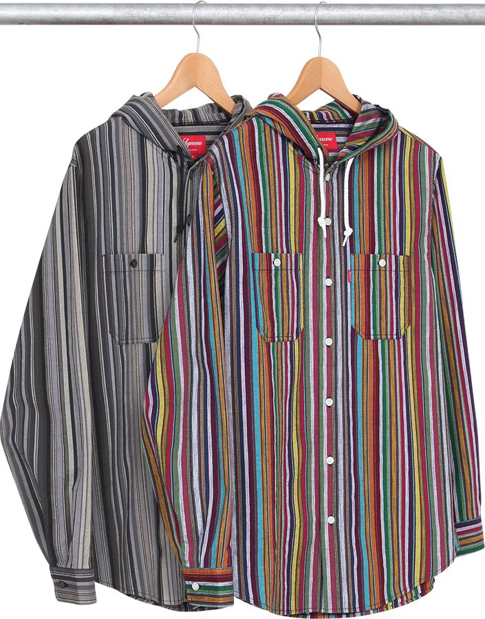 Striped Madras Hooded Shirt - spring summer 2014 - Supreme