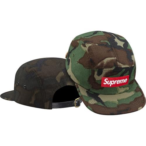 Details on Military Painted Camo Camp Cap from spring summer
                                            2015
