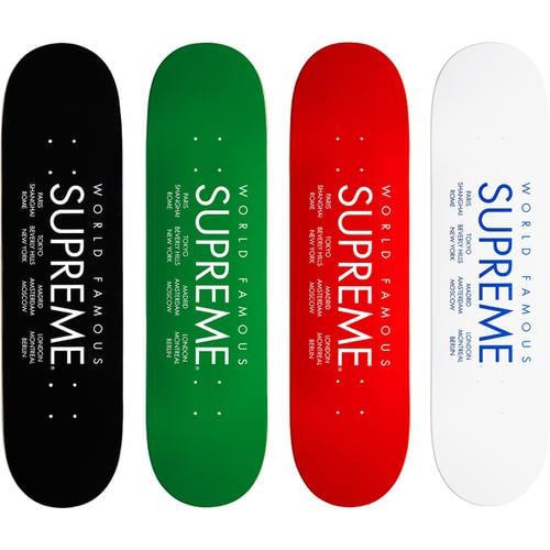 Supreme International Skateboard for spring summer 15 season