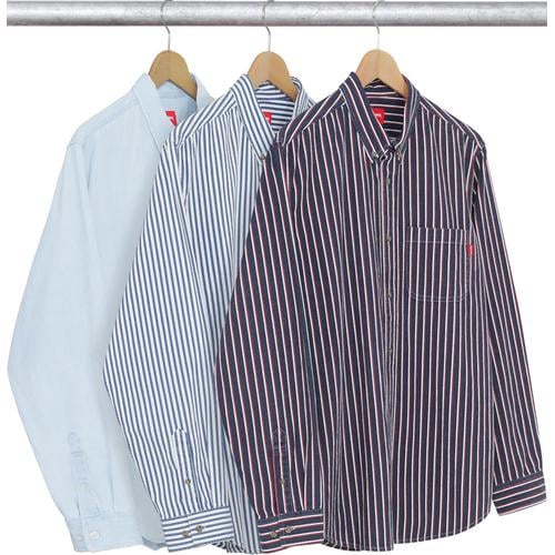 Striped Denim Shirt - spring summer 2016 - Supreme
