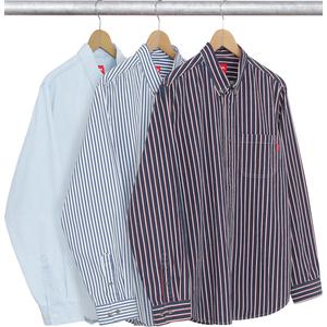 supreme stripe denim shirt