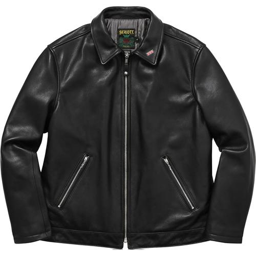 Details on Supreme Schott Leather Work Jacket None from spring summer
                                                    2017 (Price is $698)