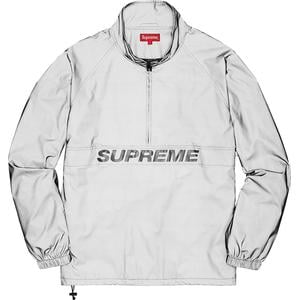 supreme reflective half zip pullover