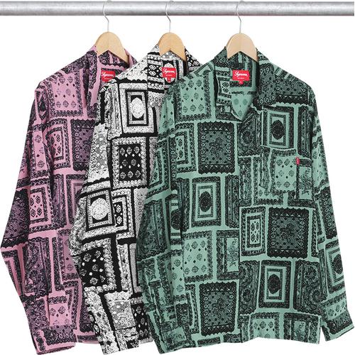 Supreme Laces Rayon Shirt releasing on Week 2 for spring summer 2017