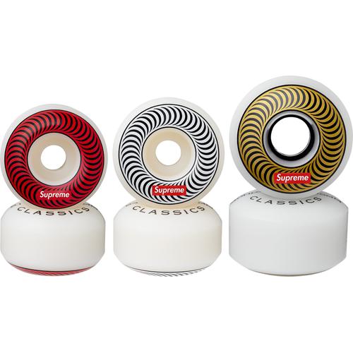 Details on Supreme Spitfire Classic Wheels from spring summer
                                            2017 (Price is $30)