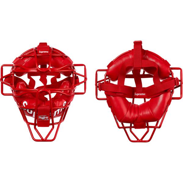Details on Supreme Rawlings Catcher's Mask from spring summer
                                            2018 (Price is $118)