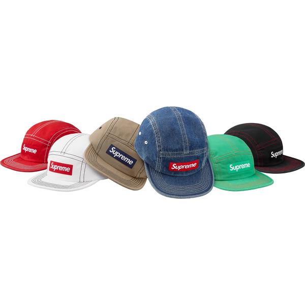 Supreme Contrast Stitch Camp Cap released during spring summer 18 season