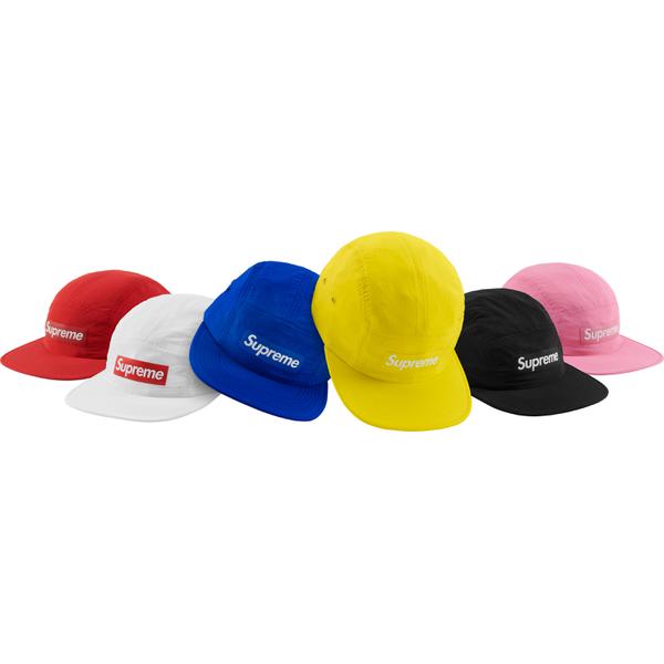 Supreme Raised Logo Patch Camp Cap released during spring summer 18 season