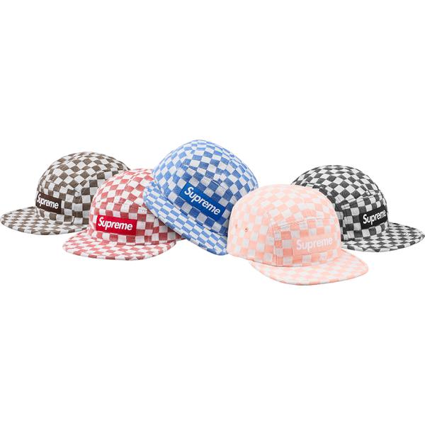 Supreme Checkerboard Camp Cap released during spring summer 18 season