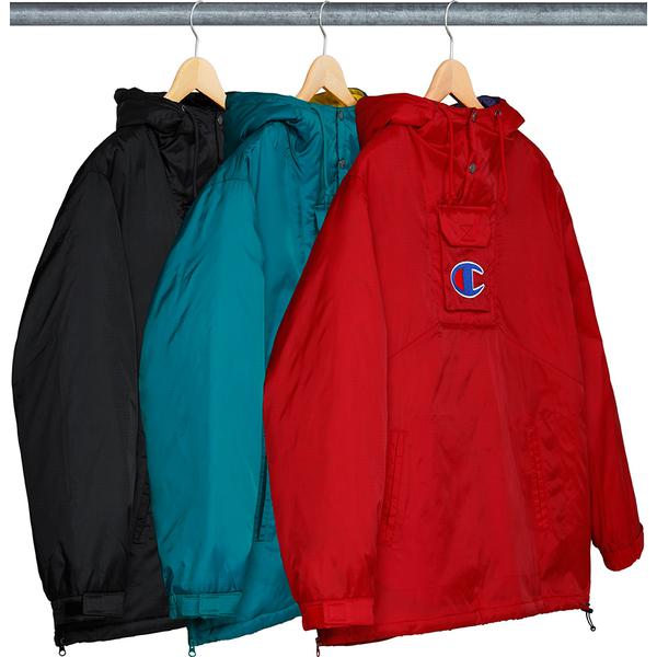 Details on Supreme Champion Pullover Parka from spring summer
                                            2018 (Price is $218)