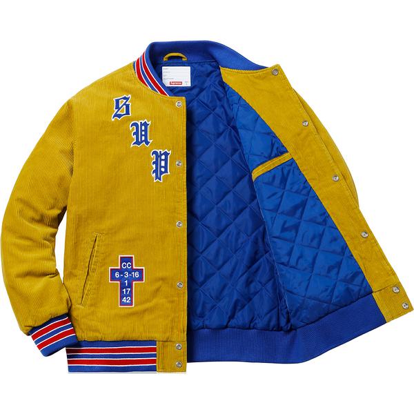 Details on Old English Corduroy Varsity Jacket None from spring summer
                                                    2018 (Price is $198)