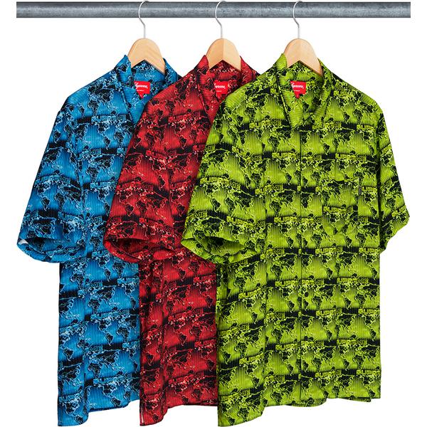 Supreme World Famous Rayon Shirt released during spring summer 18 season