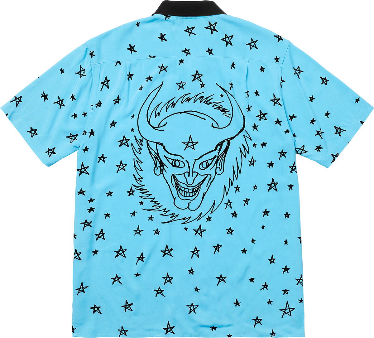 supreme devil rayon shirt