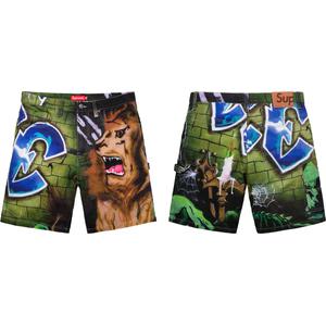 supreme lions den shorts