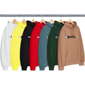 supreme bless hooded sweatshirt red