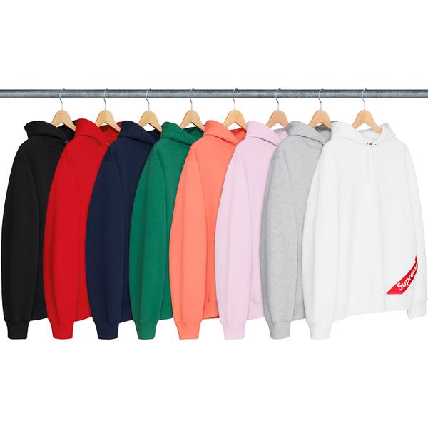Details on Corner Label Hooded Sweatshirt from spring summer
                                            2018 (Price is $158)