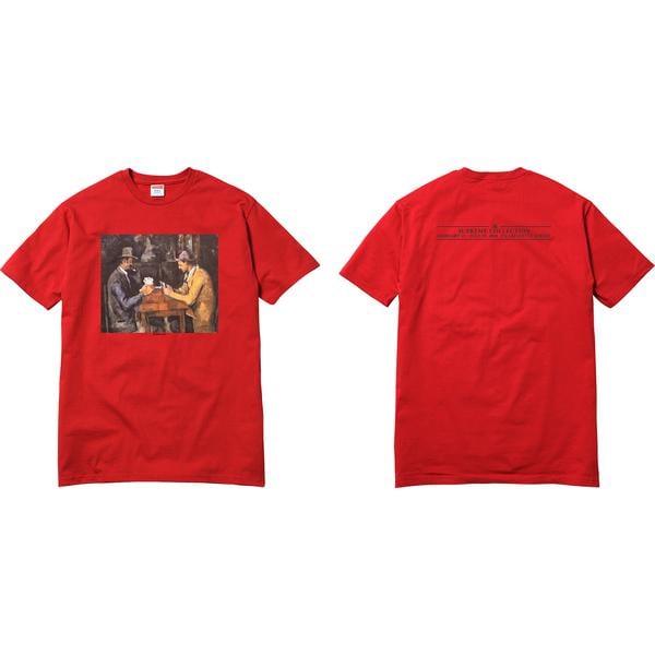 Supreme Cards Tee released during spring summer 18 season