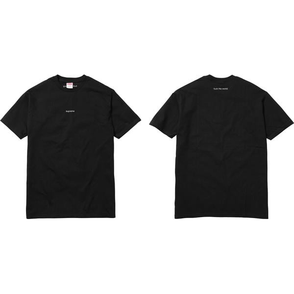 Details on FTW Tee from spring summer
                                            2018 (Price is $40)