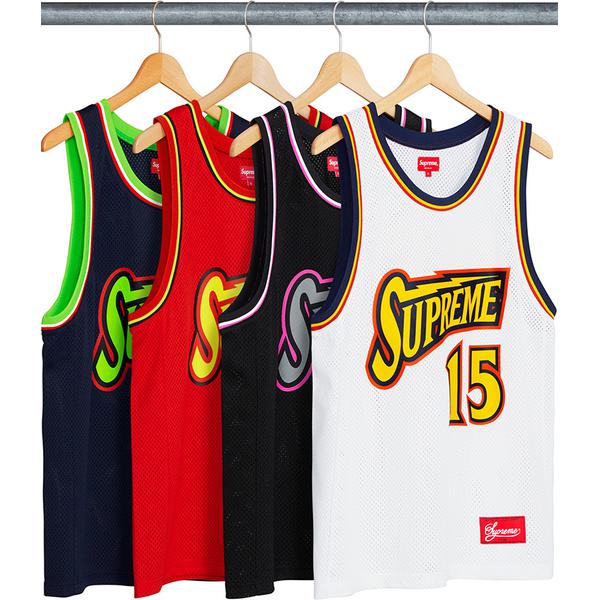 Supreme Bolt Basketball Jersey released during spring summer 18 season