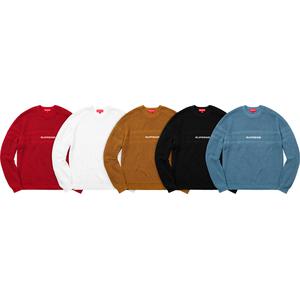 Chest Stripe Raglan Sweater - spring summer 2018 - Supreme